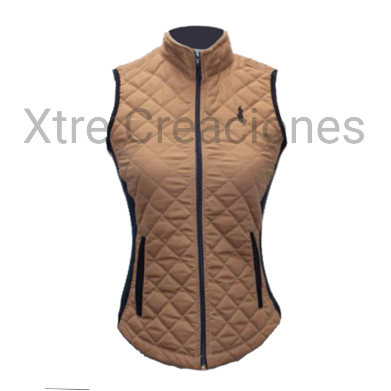 Chaleco husky mujer equitación beige Xtre